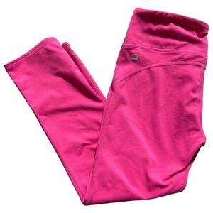 Fabletics Womens Leggings Size XS Lima Capri Workout Hot Pink Raspberry‎ Active